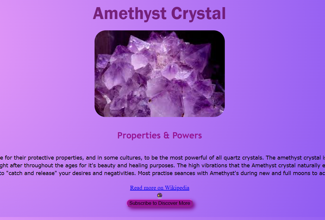 All about Amethysts